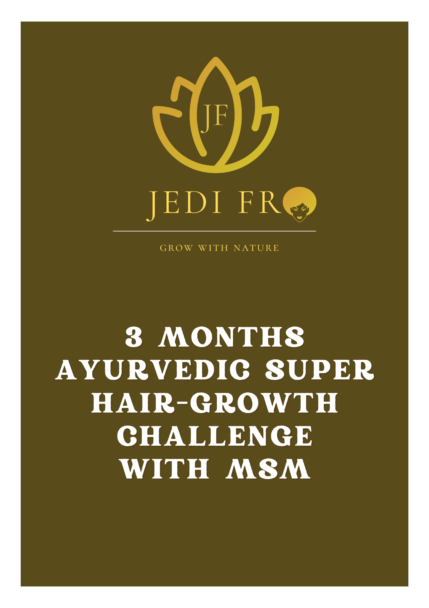 3 months ayurvedic super  hair-growth challenge  with msm